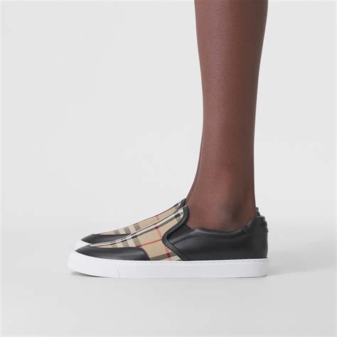 burberry slip on women|padded classic burberry sneakers.